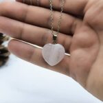 گردنبند سنگی کوارتز شفاف درشنت سفید با خواص و معنی زیبا