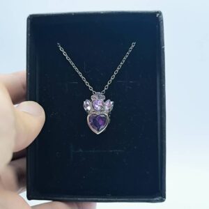 گردنبند زنانه راپونزل بنفش