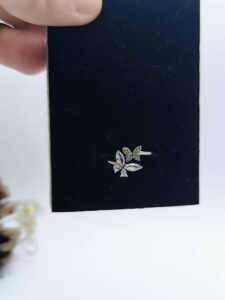 انگشتر دو پروانه استیل