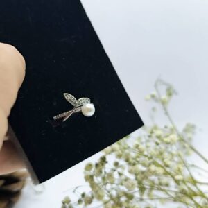 انگشتر جواهری زنانه وال نگین دار