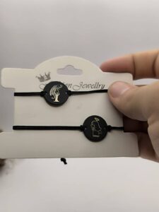 دستبند ست دونفره عاشقانه شیطان و فرشته انیمه