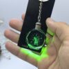 عکس و قیمت جاکلیدی چراغ دار سه بعدی طرح فرشته کوچک یا انسان نشسته