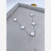 گردنبند ونکلیف سفید و نقره ای از جنس استیل