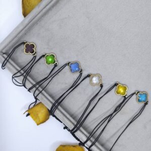 دستبند ونکلیف زنانه زنگی استیل در رنگ های مختلف